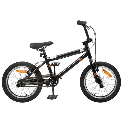 BMX Bike 16 Inches for 5-8 Years Old Black