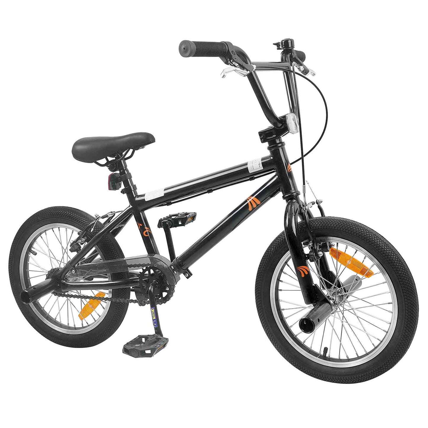 BMX Bike 20 Inches for 9 Years Old Black