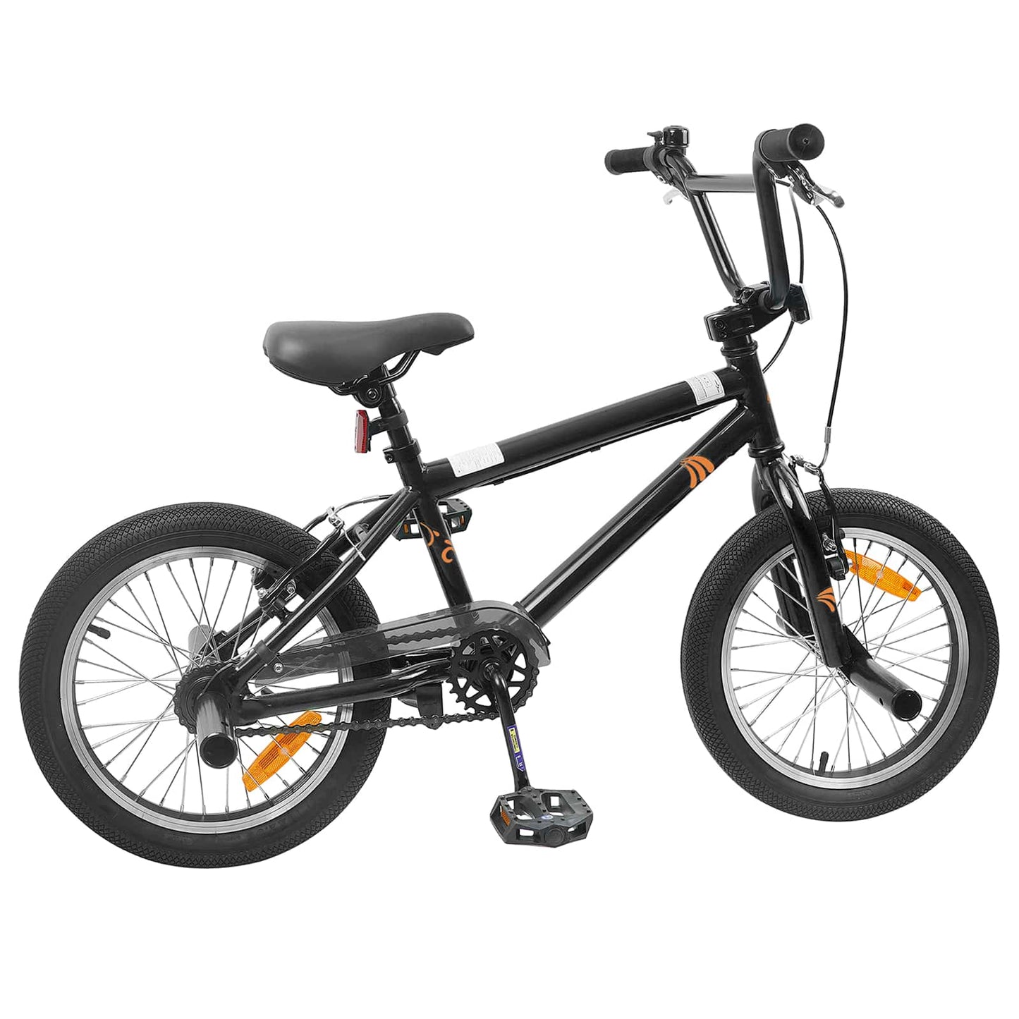 BMX Bike 20 Inches for 9 Years Old Black