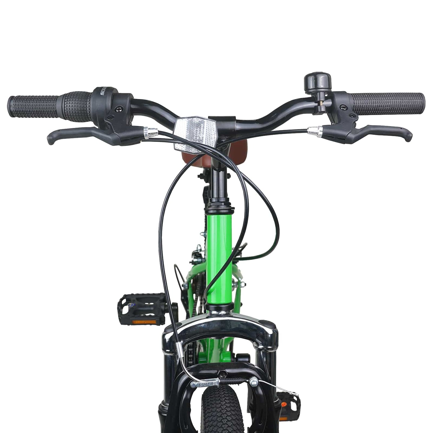 Mountain Bike 24 Inches 6-Speed for 8-12 Years Old Green
