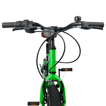 Mountain Bike 20 Inches 6-Speed for 5-8 Years Old Green