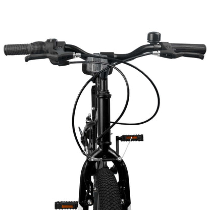 Mountain Bike 20 Inches 6-Speed for 5-8 Years Old Black