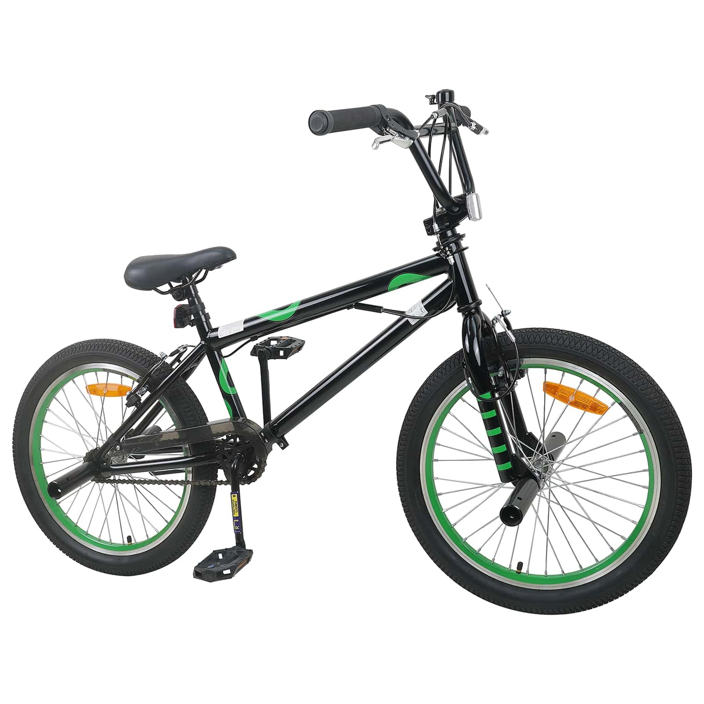 BMX Bike 20 Inches for over 9 Years Old Black