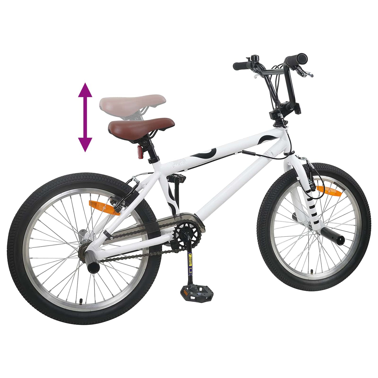 BMX Bike 20 Inches for over 9 Years Old White