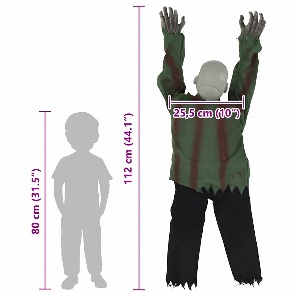 Halloween Decoration Zombie SPOOKA Green 110 x 50 x 21 cm