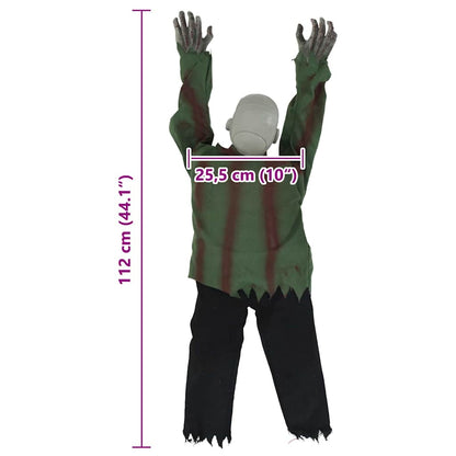 Halloween Decoration Zombie SPOOKA Green 110 x 50 x 21 cm