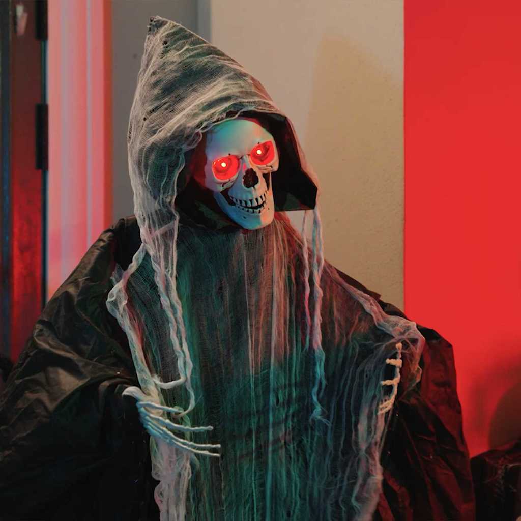 Halloween Hanging Grim Reaper SPOOKA Black 112 x 164 cm