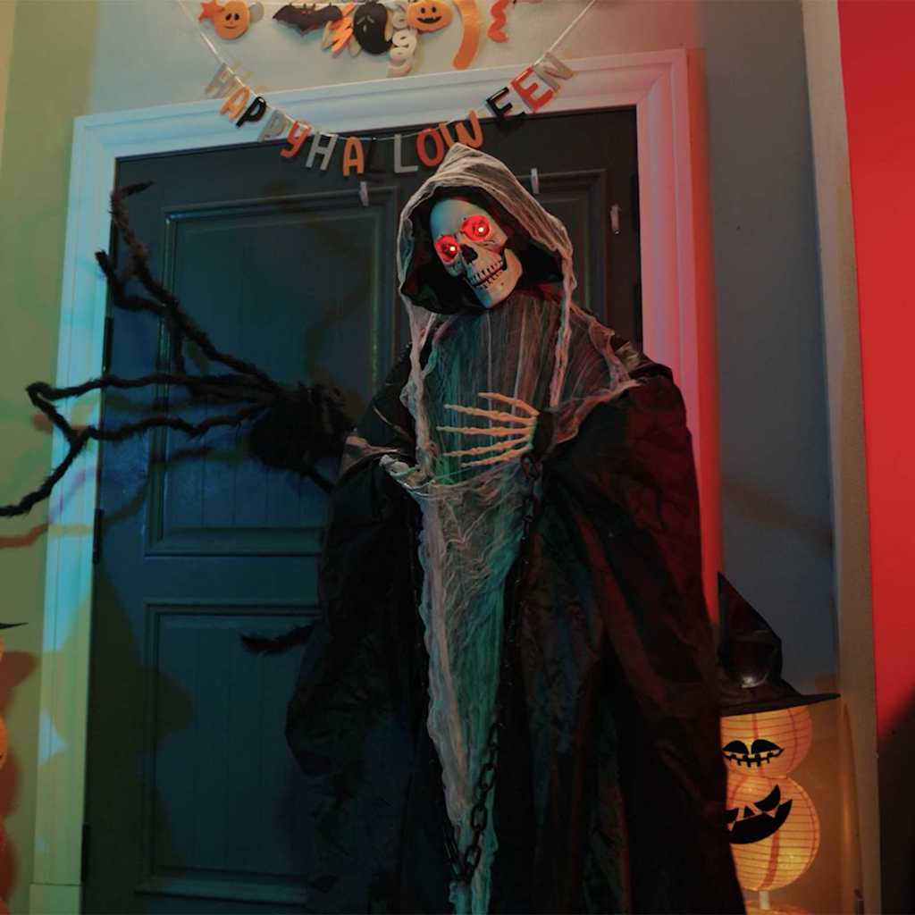 Halloween Hanging Grim Reaper SPOOKA Black 112 x 164 cm