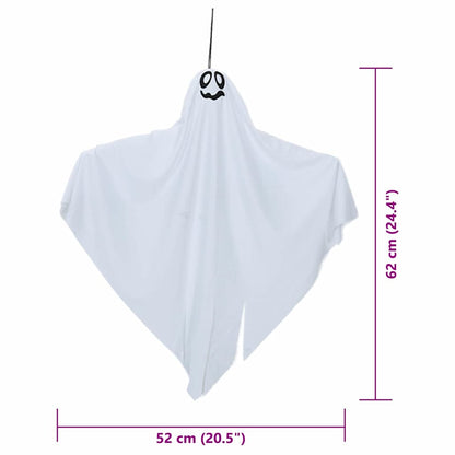 Halloween Hanging Ghost 3 pcs White 52 x 62 cm Polyester