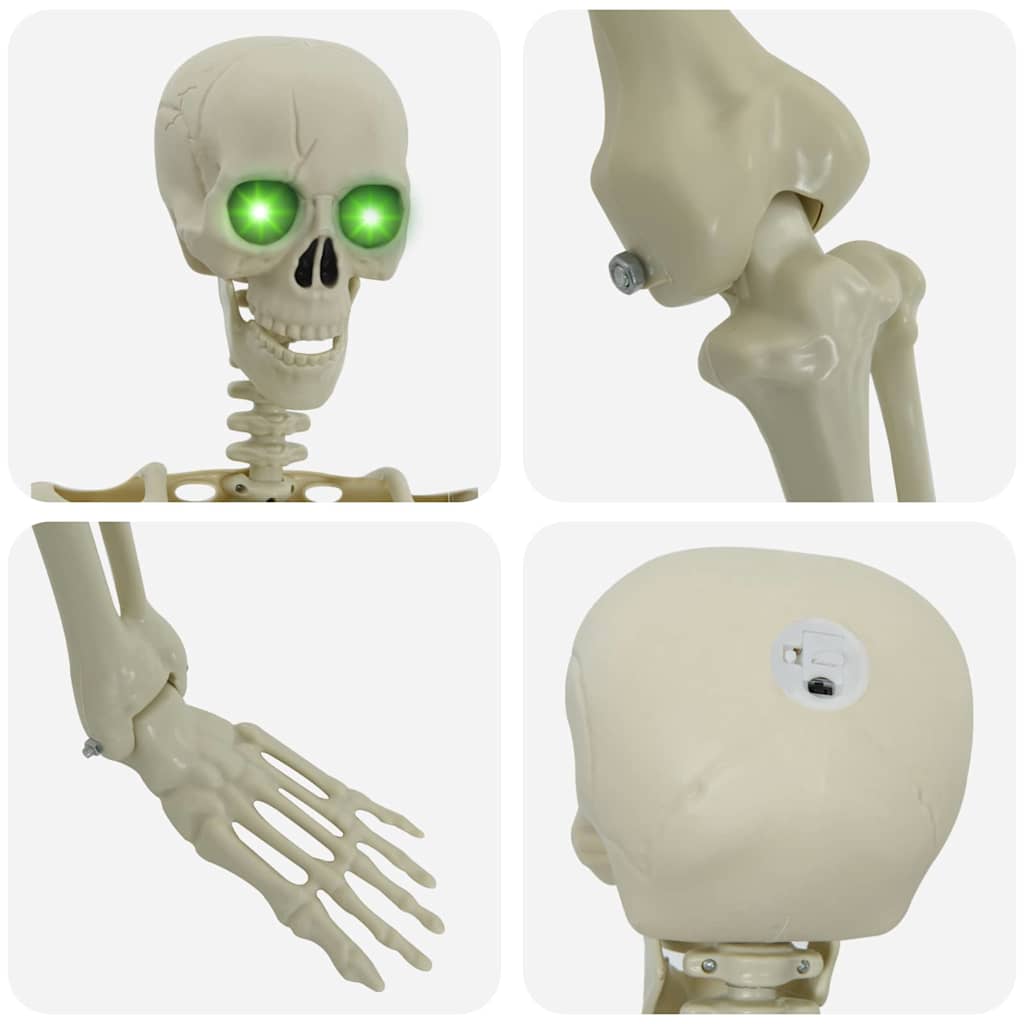 Halloween Skeleton White 155 x 38.5 cm Polypropylene