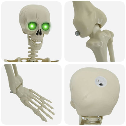 Halloween Skeleton White 155 x 38.5 cm Polypropylene