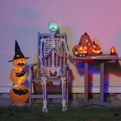 Halloween Skeleton White 155 x 38.5 cm Polypropylene