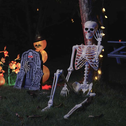 Halloween Skeleton 2 pcs White 85 cm Polypropylene