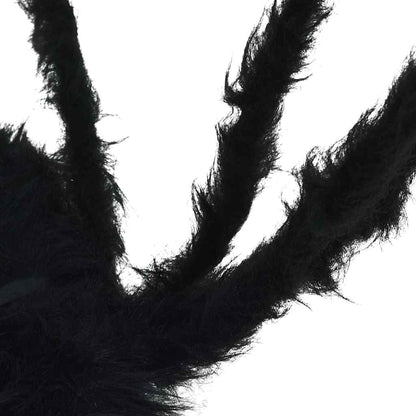 Halloween Spider Decoration 6 pcs Black 75 cm Polyester
