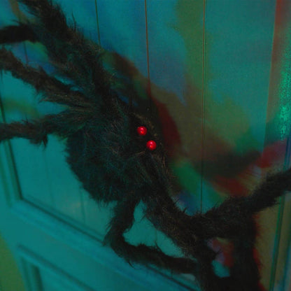 Halloween Spider Decoration 6 pcs Black 75 cm Polyester