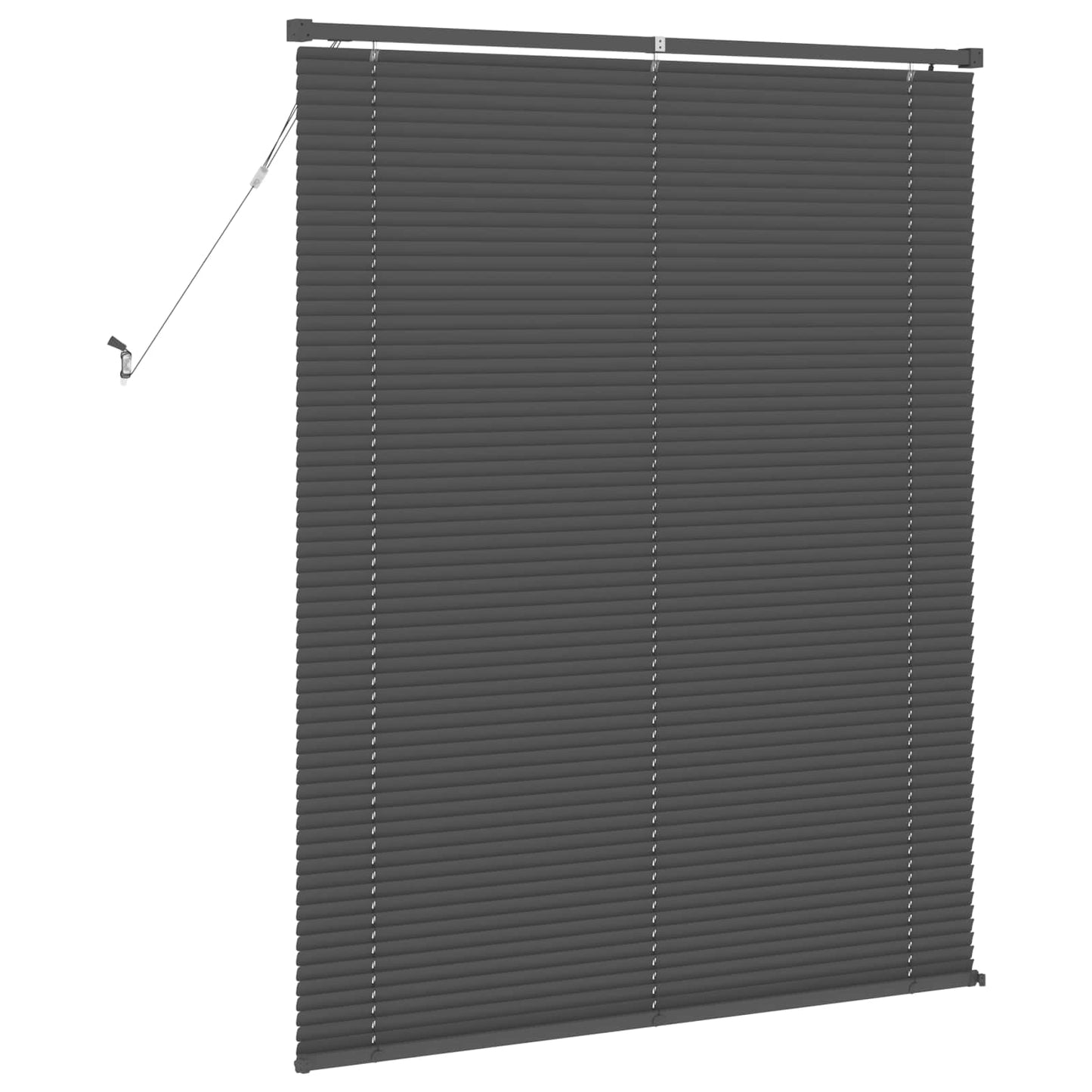 Venetian Blind Silver Grey 150 x 110 cm 25 mm PVC