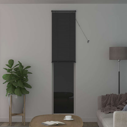 Venetian Blind Silver Grey 213 x 40 cm 25 mm PVC