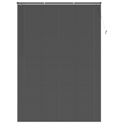 Venetian Blind Silver Grey 213 x 150 cm 25 mm PVC