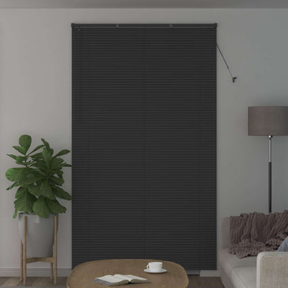 Venetian Blind Silver Grey 213 x 160 cm 25 mm PVC
