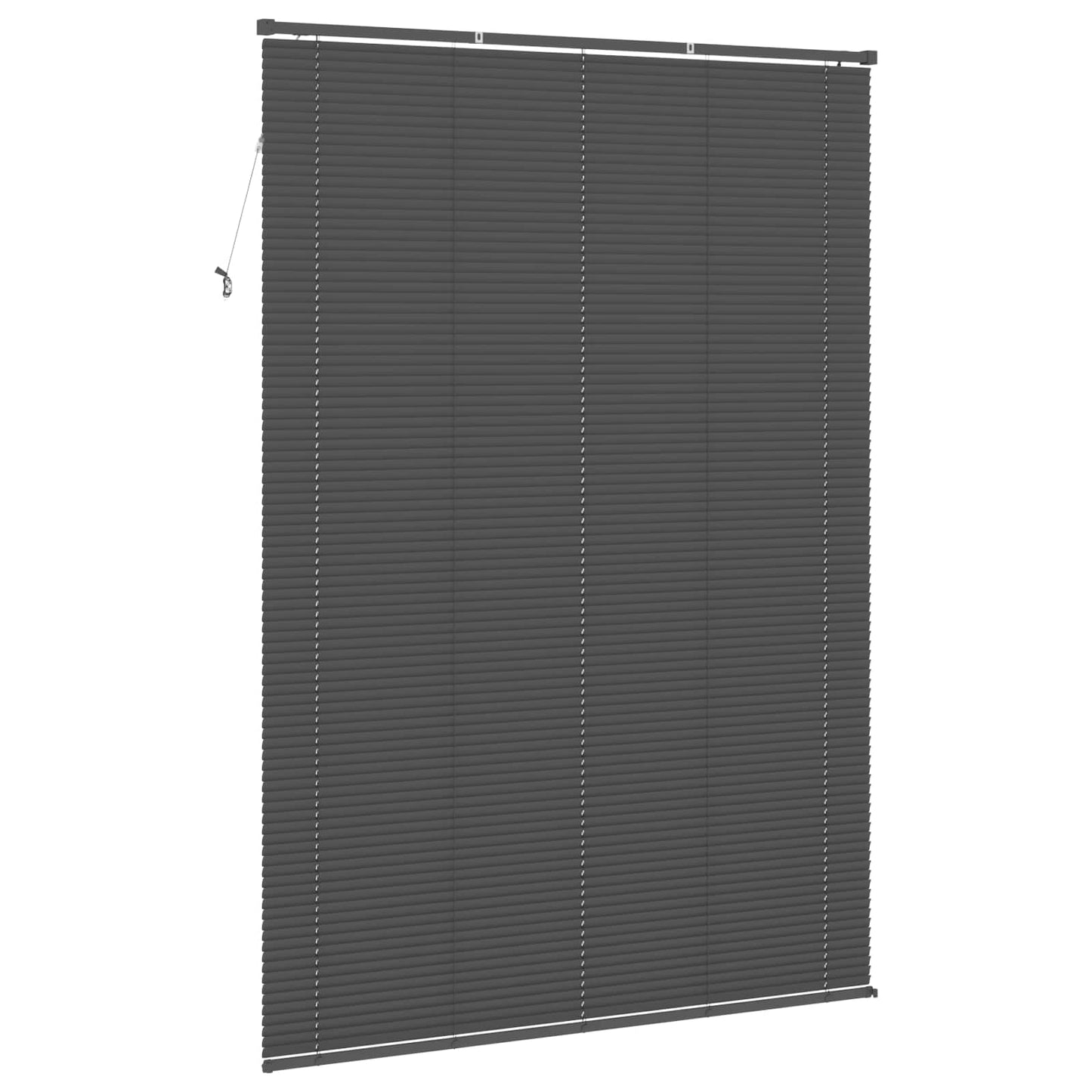 Venetian Blind Silver Grey 213 x 160 cm 25 mm PVC
