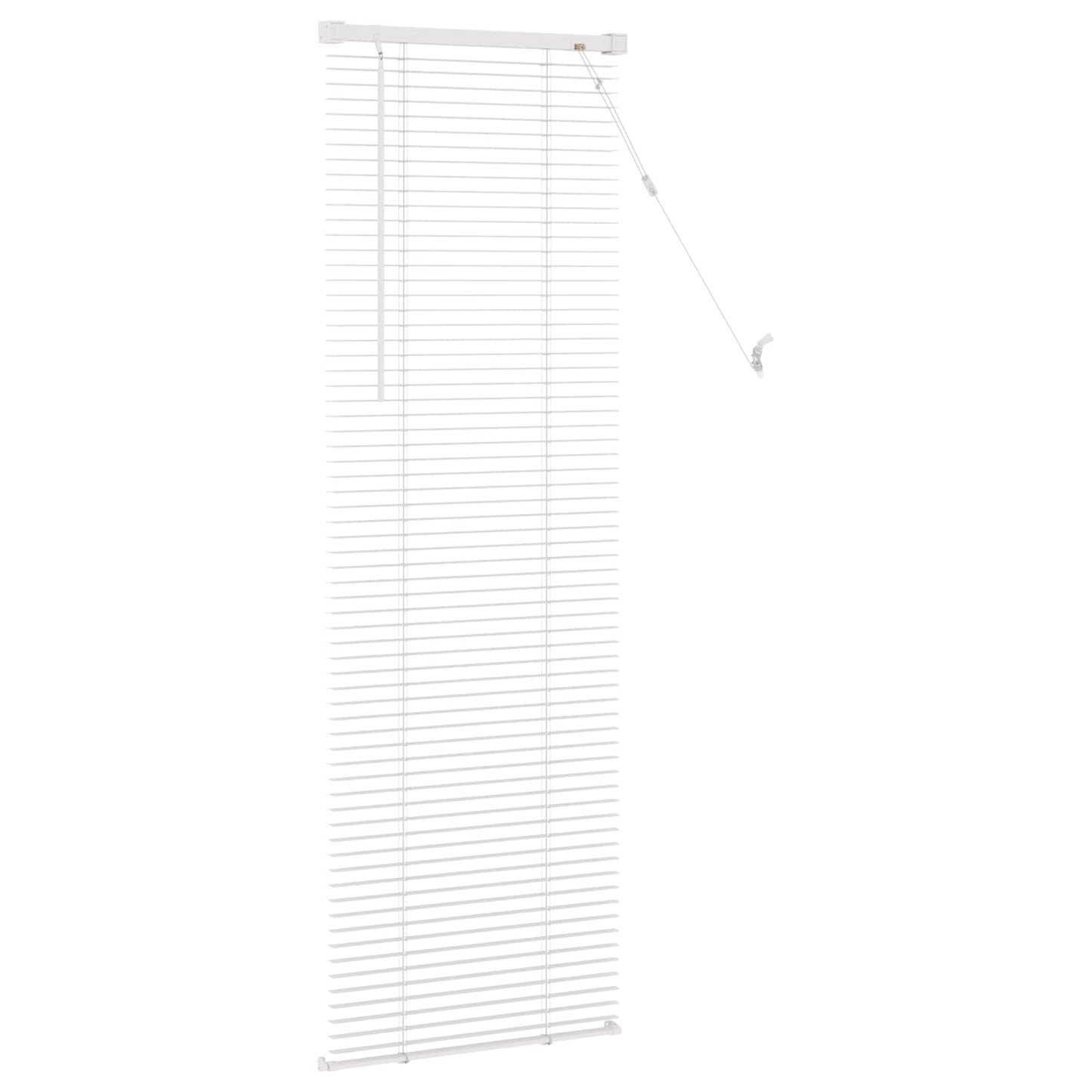 Venetian Blind White 150 x 40 cm 25 mm PVC