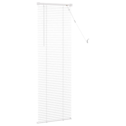 Venetian Blind White 150 x 50 cm 25 mm PVC