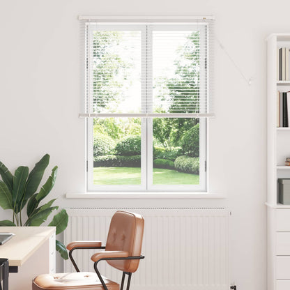 Venetian Blind White 150 x 90 cm 25 mm PVC