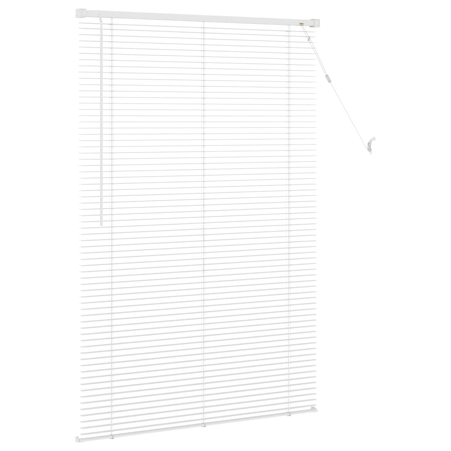 Venetian Blind White 150 x 100 cm 25 mm PVC