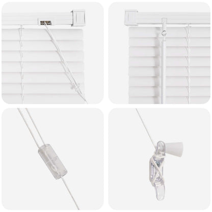 Venetian Blind White 150 x 150 cm PVC