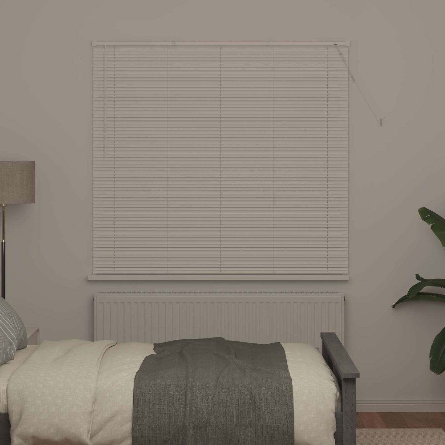 Venetian Blind White 150 x 150 cm PVC