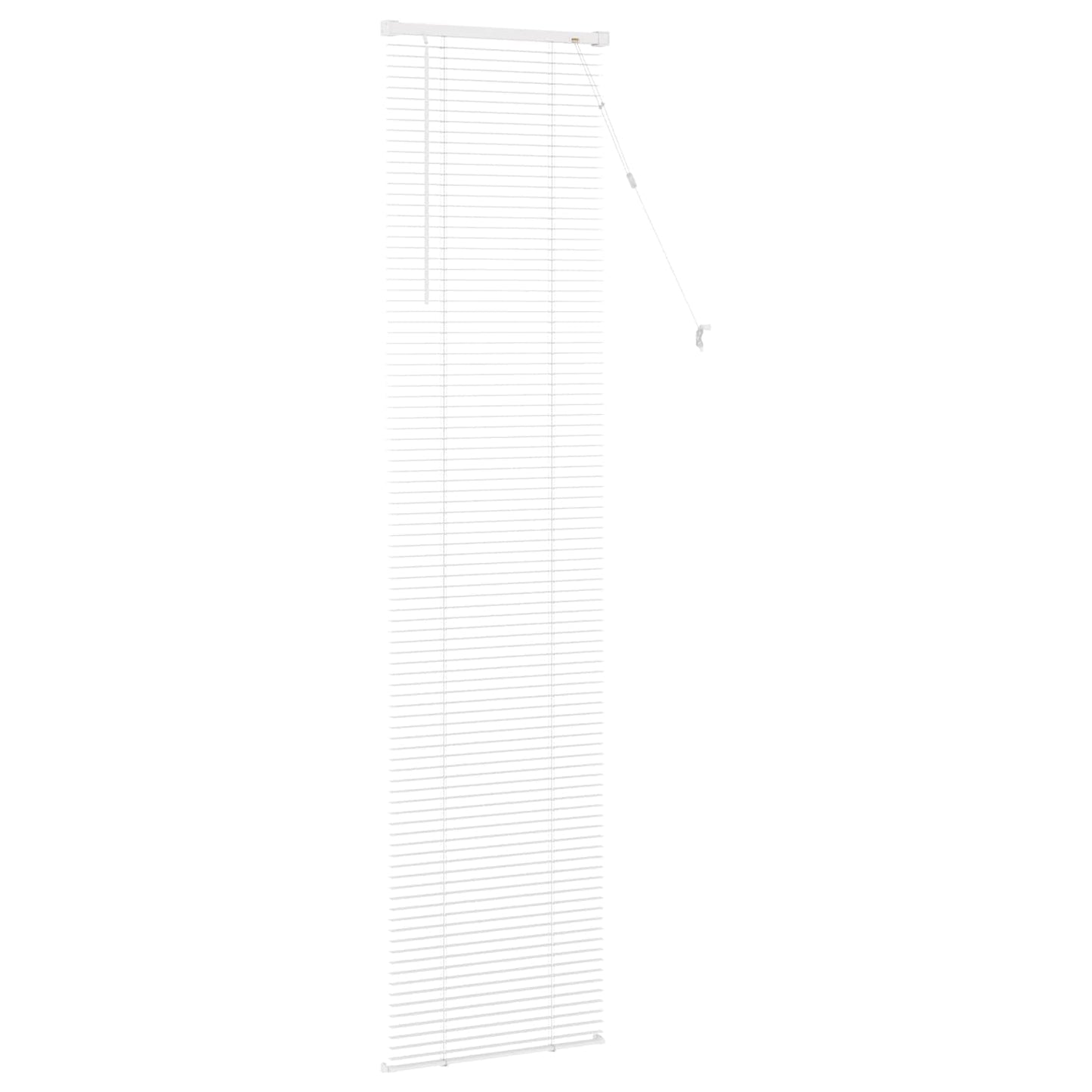 Venetian Blind White 213 x 40 cm 25 mm PVC