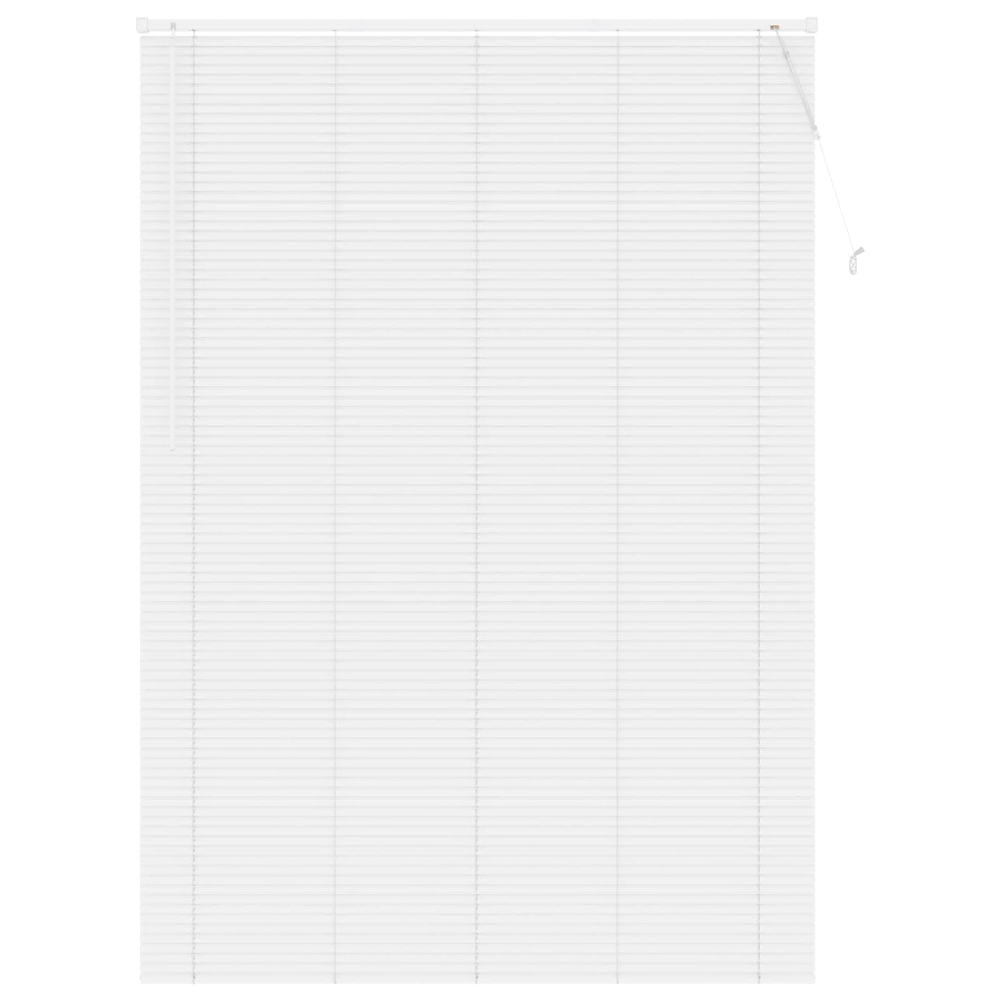 Venetian Blind White 213 x 130 cm 25 mm PVC
