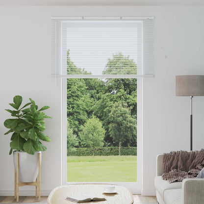 Venetian Blind White 213 x 140 cm 25 mm PVC