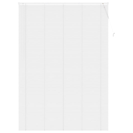 Venetian Blind White 213 x 140 cm 25 mm PVC