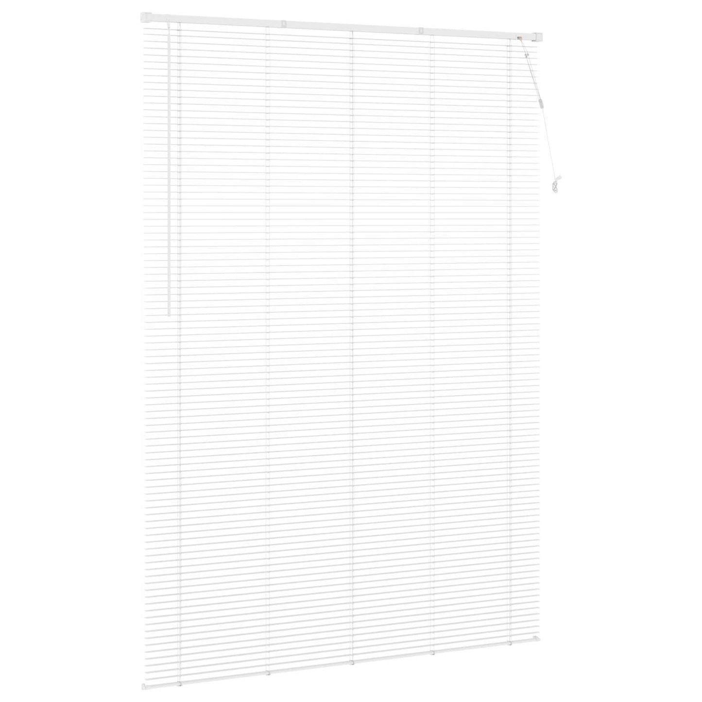 Venetian Blind White 213 x 150 cm 25 mm PVC