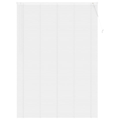 Venetian Blind White 213 x 160 cm 25 mm PVC