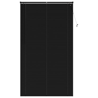 Venetian Blind Black 213 x 120 cm 25 mm PVC