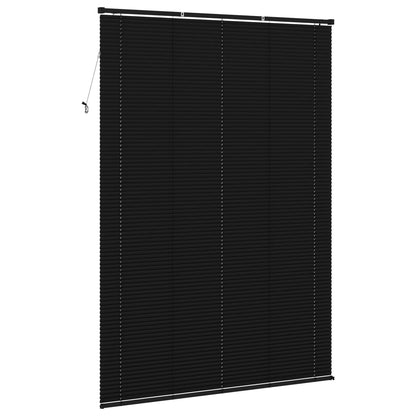 Venetian Blind Black 213 x 140 cm 25 mm PVC