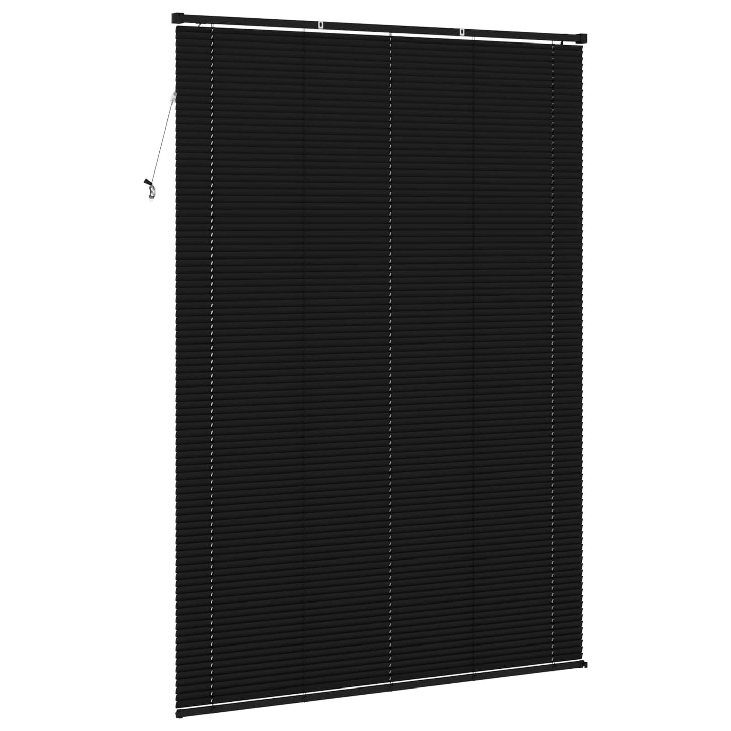 Venetian Blind Black 213 x 160 cm 25 mm PVC