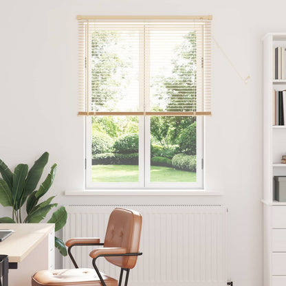 Venetian Blind Light Brown with Pattern 150 x 70 cm 25 mm PVC