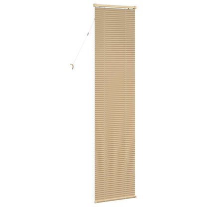Venetian Blind Light Brown with Pattern 213 x 50 cm 25 mm PVC