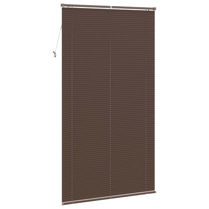 Venetian Blind Dark Brown with Pattern 213 x 120 cm PVC