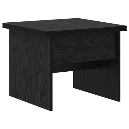 Coffee Table Black Oak 55 x 54.5 x 45 cm Engineered wood