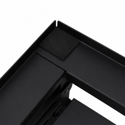 Washing Machine Pedestal 2 pcs Black 120 x 56 x 52 cm Steel