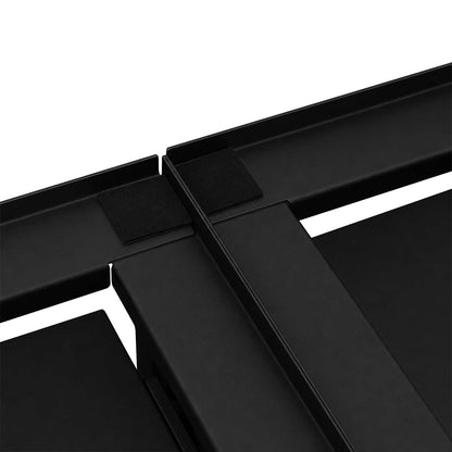 Washing Machine Pedestal 2 pcs Black 120 x 56 x 52 cm Steel