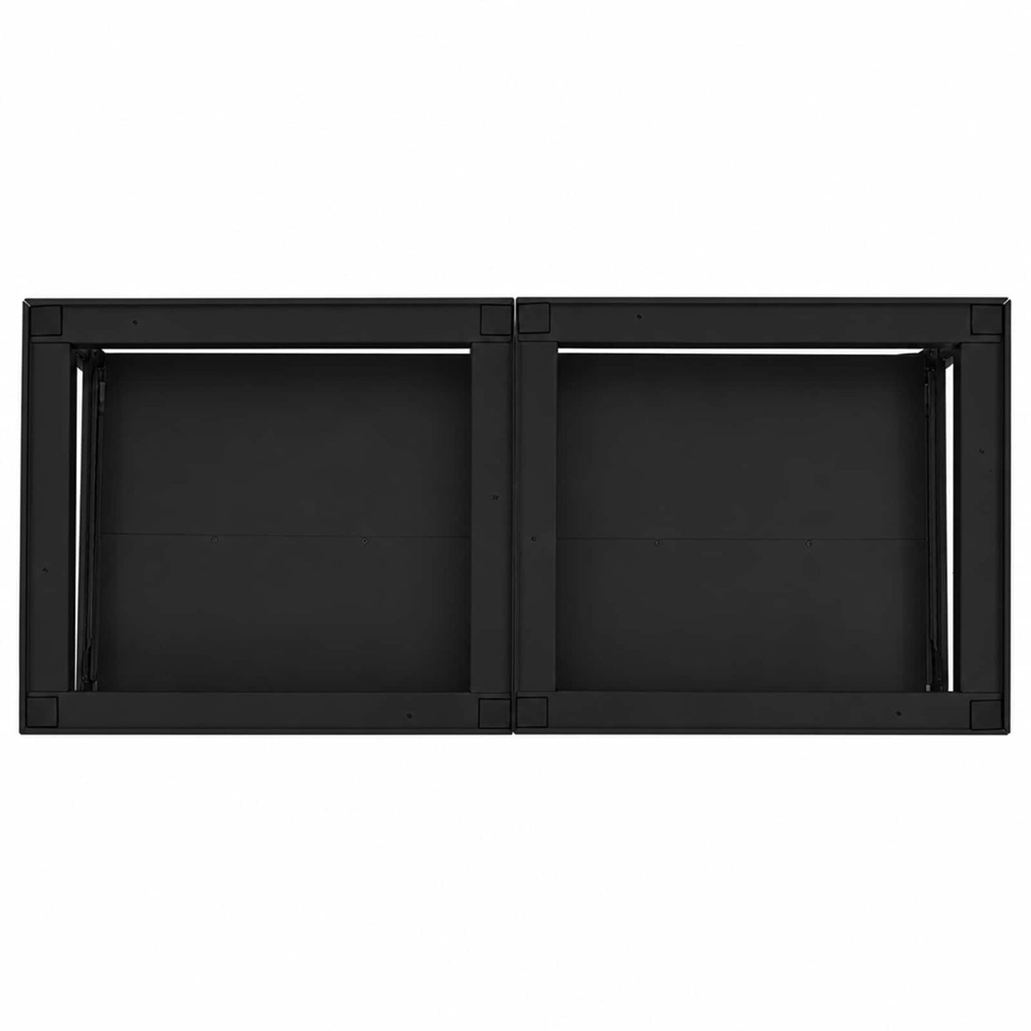Washing Machine Pedestal 2 pcs Black 120 x 56 x 52 cm Steel