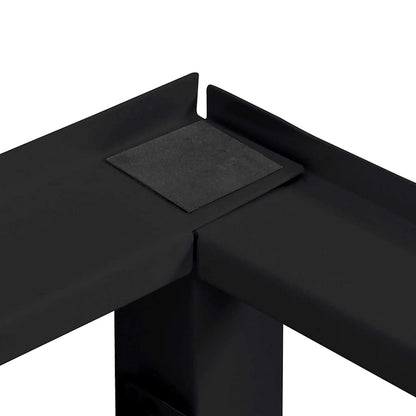Washing Machine Pedestal Black 62 x 60.5 x 32.5 cm Steel