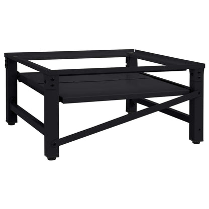 Washing Machine Pedestal Black 62 x 60.5 x 32.5 cm Steel