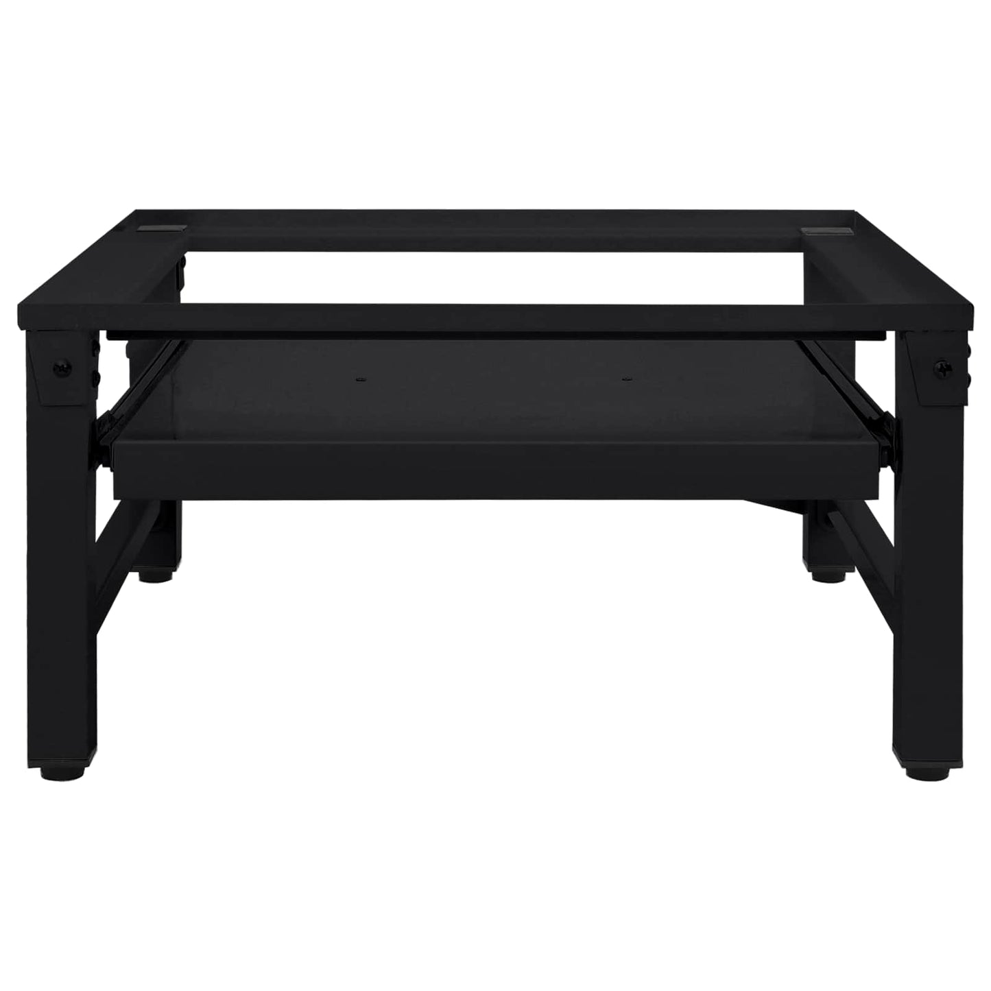 Washing Machine Pedestal Black 62 x 60.5 x 32.5 cm Steel