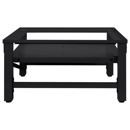 Washing Machine Pedestal Black 62 x 60.5 x 32.5 cm Steel